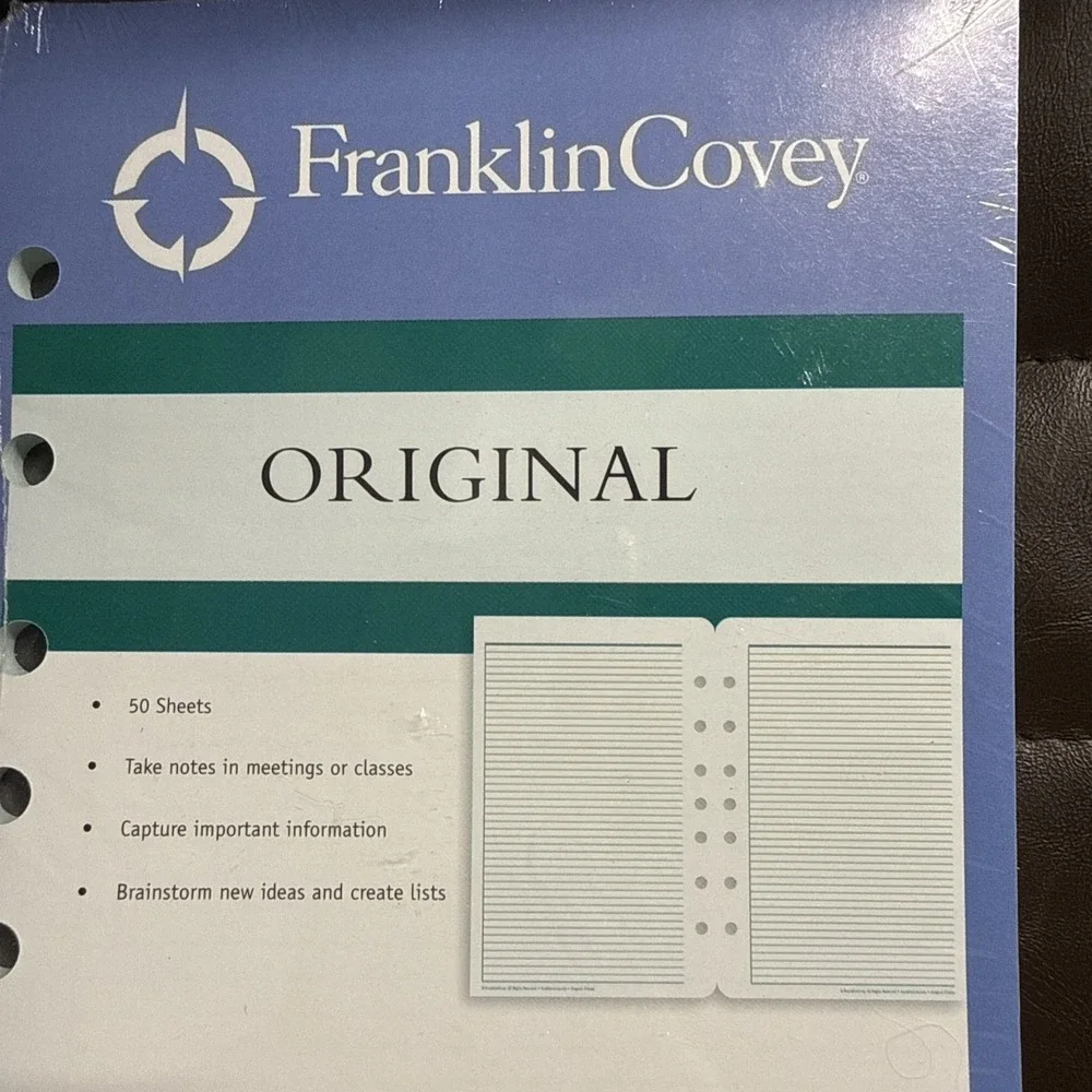 Lot‎ 2 -Franklin Covey Classic #4 Lined Pages 50 Sheets New